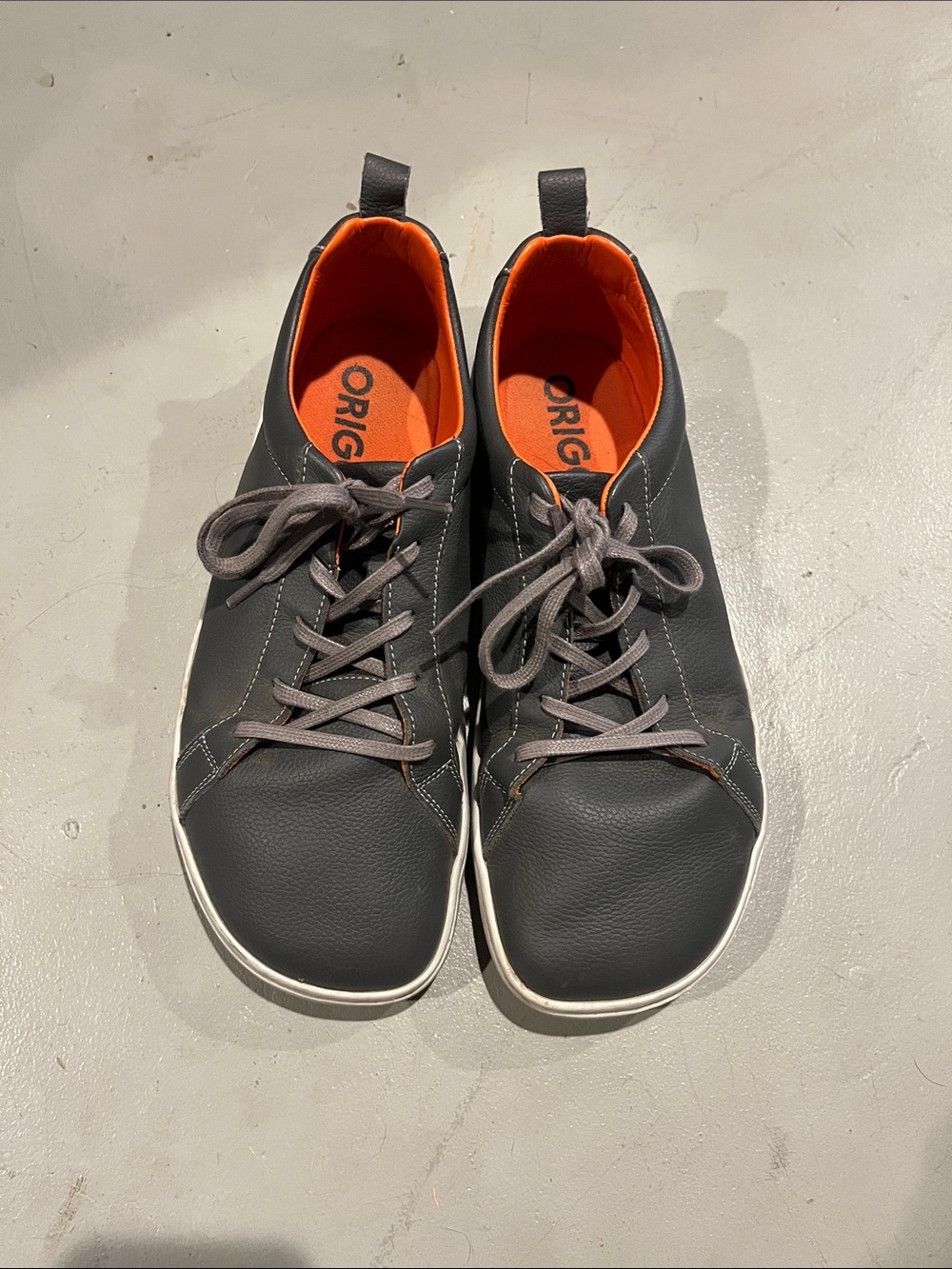 Origo Mens Everyday Sneaker Gen 2 Gray Leather